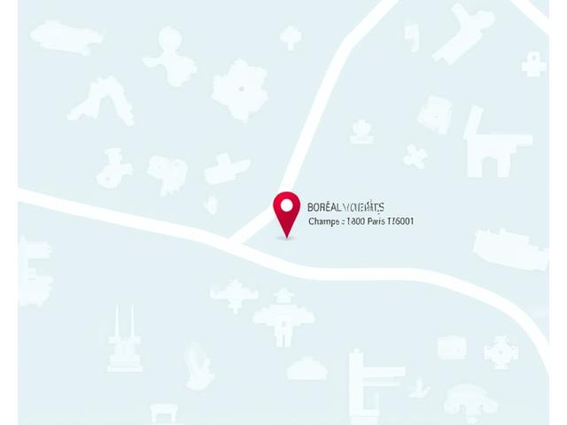 Carte de localisation de Boréal Voyage à Paris